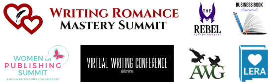 a selection of conferences and podcasts on which SEO for Authors was discussed